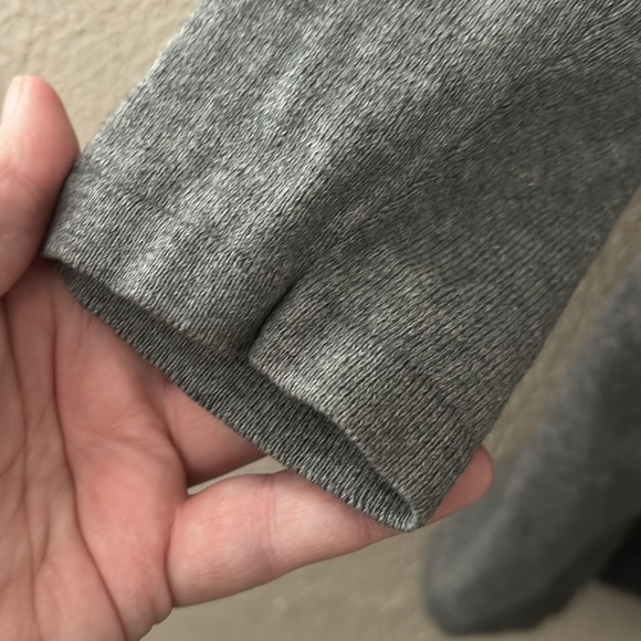 Pure Jill J. Jill Cardigan Sweater Open Front, Small, Cashmere Blend, Gray - Picture 3 of 6